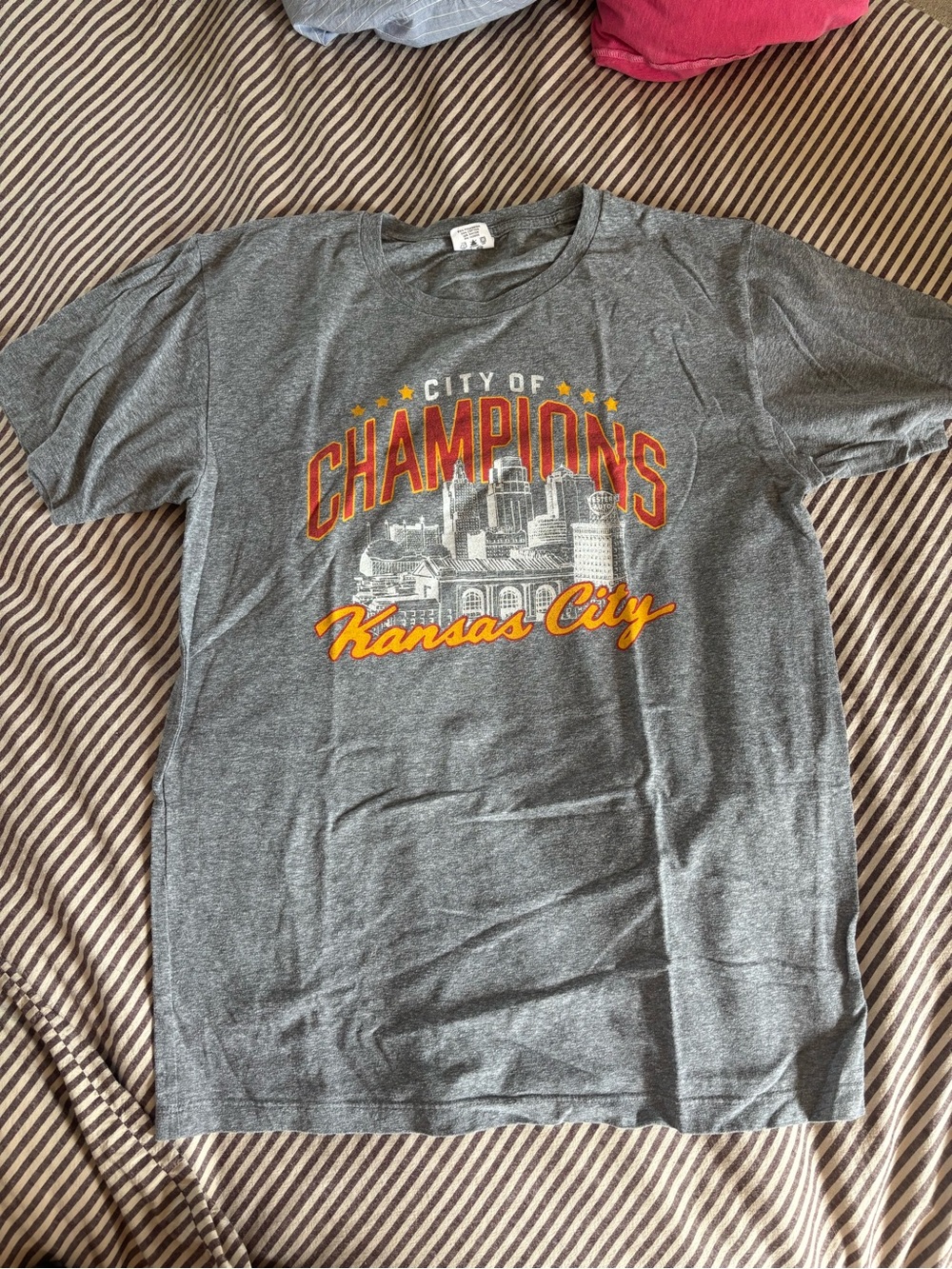 Charlie Hustle Kansas City Chiefs 'City of Champions' T-Shirt